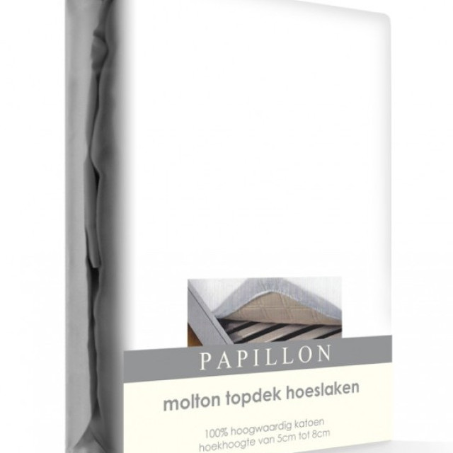 Papillon Molton Topper matrasbeschermer 140x200 cm